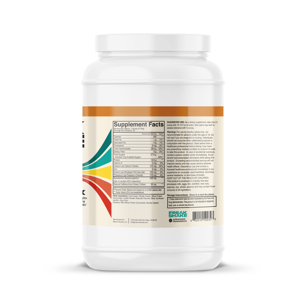 
                      
                        Freak Shake Endurance - Caramel Latte Drink Mix - 20 Serving Tub
                      
                    