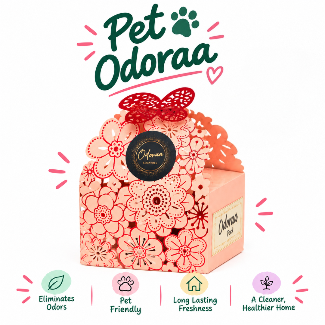 Odoraa -Pet Odoraa | Pet Odor Eliminator for Homes with Pets | Odor Absorber | Solar Rechargeable & Eco-Friendly | 3.5oz (Pack of 6))