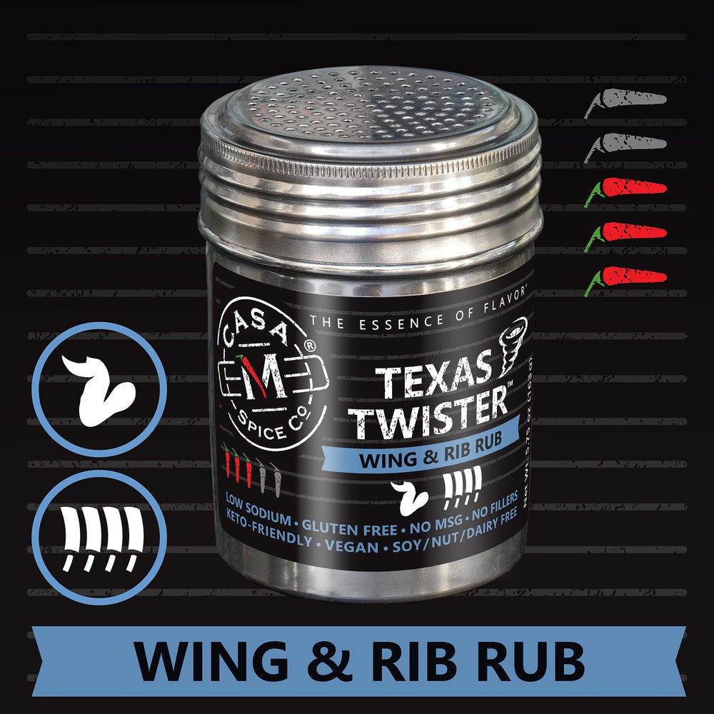 
                      
                        NEW! Casa M Spice Co® Texas Twister™ - Casa M Spice Co
                      
                    